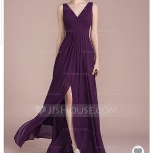JJ's House Grape Bridesmaids Dress
